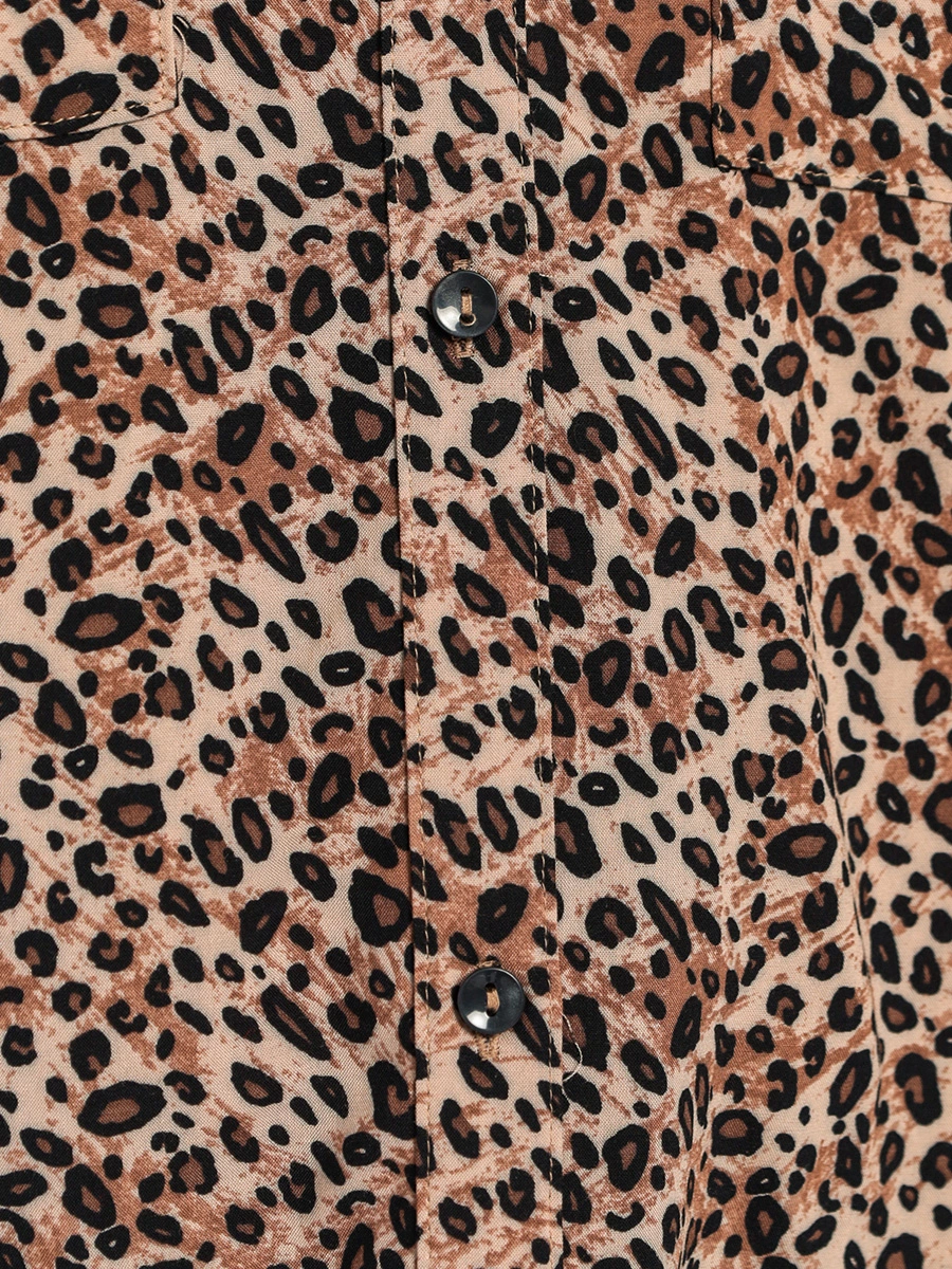 Блуза с леопардовым принтом